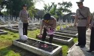 Hari Bhayangkara ke 79, Polres Temanggung tabur bunga dan bertekad teruskan perjuangan