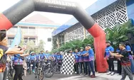 UMBY tuan rumah Gowes Ceria, bagian dari perwujudan Angudi Mulyaning Bangsa. Rute melewati beberapa lokasi bersejarah, ini contohnya