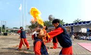 Atraksi pencak silat Tapak Suci meriahkan taaruf akbar PPM MBS Yogyakarta, dari pecah batu hingga melompati kolong api