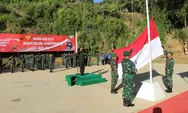 HUT Kemerdekaan ke-80 RI, Merah Putih berkibar di lokasi TMMD Kodim Temanggung