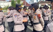 Ini Dia... Puluhan Polwan di Polresta dan Polres Magelang Ikuti Kaktiblin