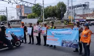Peringati Hari Perhubungan Nasional dan Sambut HUT ke-80 KAI, Daop 6 Yogyakarta sosialisasi keselamatan di perlintasan sebidang