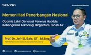 Menyambut Hari Penerbangan Nasional, Warek Undana Prof Jefri optimis bakal lahirnya 'Habibie Baru'