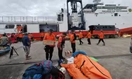 Setelah lima hari berlayar dari Jakarta, Kapal bantuan SAR tiba di Sibolga