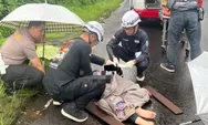 Kecelakaan di JLS Salatiga, Mahasiswi luka parah. Polisi lepas baju dinas tutup luka korban