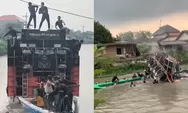 Viral Perahu Pembawa Sound Horeg Tenggelam di Sidoarjo Saat Tradisi Nyadran, Perangkat 1 Ton Ikut Masuk Sungai