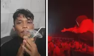 Tantri Vokalis Band Kotak Jatuh dari Atas Panggung 2 Meter, Saat Menyapa Penontonnya