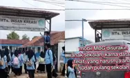 Siswa MTs Bogor Soraki Mobil MBG Gegara Telat Datang