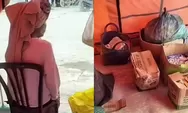 Miris, Beras Milik Seorang Nenek di Tenda Pengungsian Hilang Dicuri