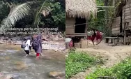 Viral Guru Seberangi 6 Sungai Demi Mengajar di SD Terpencil Parigi Moutong, Harap Perhatian Pemerintah
