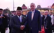 Pelukan Hangat Prabowo Lepas Kepulangan Erdogan