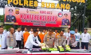 Polres Subang Bongkar Jaringan Sabu 5 Kg, Dua Pengedar Ditangkap