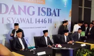 Hasil Sidang Isbat: Hilal Belum Terlihat, Idul Fitri atau 1 Syawal 1446 H Jatuh pada 31 Maret 2025