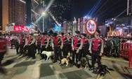 Pastikan Situasi Aman dan Kondusif, Baharkam Polri Kerahkan K-9 di HI dalam Perayaan Tahun Baru 