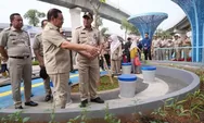 Wali Kota Munjirin Dampingi Gubernur DKI Jakarta Tinjau Taman Gapura Muka Cakung, Warga Menyatakan Bersyukur