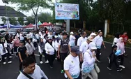 Ribuan Warga Banten Meriahkan Jalan Sehat HPN 2026, Antusias Sambut Kedatangan Presiden Esok