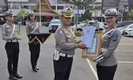 Bripda Jessica Terima Penghargaan dari Ditlantas Polda Riau, Harumkan Nama Institusi di Ajang Nasional