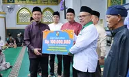 Sambangi Masjid Raya Senapelan, Wako Pekanbaru Beberkan Berhasil Mengaspal 42 dari Target 5 Km Jalan