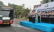 Wakapolda Riau Lepas 120 Personil Satgas Darurat Jembatan Merah Putih Presisi Tahap II