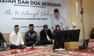 PWI Pusat Gelar Takziah dan Doa Bersama, Zulmansyah Sekedang Dikenang Sosok Total dan Berdedikasi