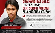 Hanya Dua Kandidat Lolos Direksi BSP, CERI: Seleksi Berpotensi Langgar Aturan