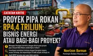 Proyek Pipa Rokan Rp4,4 Triliun: Bisnis Energi atau Bagi-Bagi Proyek?
