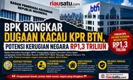 BPK Bongkar Dugaan Kacau KPR BTN, Potensi Kerugian Negara Rp1,3 Triliun