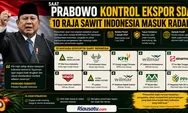 Saat Prabowo Kontrol Ekspor SDA, 10 Raja Sawit Indonesia Masuk Radar