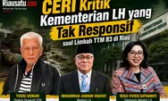 CERI Kritik Kementerian LH yang Tak Responsif soal Limbah TTM B3 di Riau 