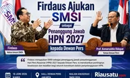 Firdaus Ajukan SMSI sebagai Penanggung Jawab HPN 2027 kepada Dewan Pers
