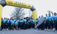 Sambut HUT Bhayangkara ke-80, Polres Dumai Gelar Fun Run Road to Riau Bhayangkara Run 2026, Berlangsung Meriah