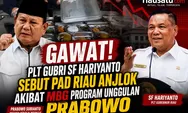 Gawat! Plt Gubri SF Hariyanto Sebut PAD Riau Anjlok Akibat MBG Program Unggulan Prabowo