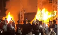 Kronologi duduk perkara kericuhan konser yang terjadi di Tangerang hingga pembakaran di panggung