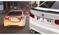 Kronologi viralnya mobil BMW dengan plat nomor nyeleneh di Malang