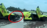 Kecelakaan libatkan Lamborghini Revuelto di Tol Jombang-Mojokerto dengan mobil Suzuki Ignis