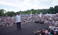 Prabowo Tegaskan Bakal Lanjutkan Program Jokowi di Hadapan Puluhan Ribu Warga Subang