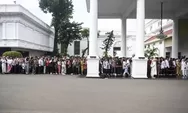 Open House Terakhir di Istana Negara, Menteri dan Warga Gantian Antre Menyalami Jokowi