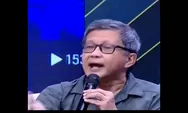 Rocky Gerung Tanggapi Santai Dirinya Dilaporkan ke Polisi, Bakal Huru Hara Kasus Gibran Terima Setoran dari Menteri