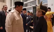Pertama Kali Ketemu Presiden! Bocah SD WNI di Kairo Pakai Baju Adat Sumbar Sambut Prabowo, Bikin Haru!