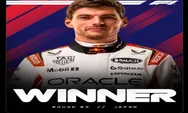 Pembalap Red Bull Max Verstappen Pemenang Formula 1 (F1) 2025 Grand Prix Jepang 