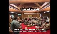 Tanpa Pamer Ijazah,  100 Alumnus UGM Berkumpul di Pendopo Anies Baswedan, Netizen Celetuk Bukan Alumnus Setingan, Jokowi Kok Gak Keliatan