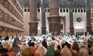 Salat Idul Adha di Istiqlal Dibanjiri Jemaah, Prabowo-Gibran Bawa Sapi Spesial untuk 2000 Anak Yatim