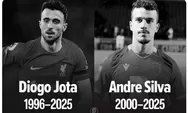Tak Hanya Diogo Jota, Sang Adik Andre Silva Turut Tewas dalam Kecelakaan Mobil yang Sebabkan Mobil Terbakar 