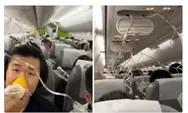 Detik-detik  Penumpang Boeing 737 Japan Airlines Panik, Pesawat Turun Cepat di Ketinggian 26.000 Kaki, Sebagian Penumpang Siapkan Surat Wasiat 