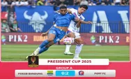 Pada Match Day Pertama Piala Presiden 2025, Persib Bandung Telan Kekalahan 0:2 dari Tim Asal Thailand, Port FC  