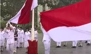 Viral Aksi Paskibraka Padang Pariaman, Tetap Khidmat di Tengah Hujan Deras dan Bendera Melilit Tiang