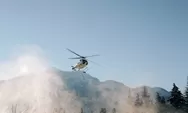 Drama Penyelamatan di Rinjani: Pendaki Swiss Dievakuasi Heroik Lewat Udara Usai Terjatuh!