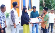 Pemda Banggai Laut Salurkan Bantuan Tiga Unit Rumah Dhuafa Dari Yayasan Muslim Asia di Desa Dungkean