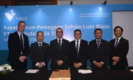 Rombak Jajaran Direksi, PT Vale Tunjuk Bernardus Irmanto Jadi Presiden Direktur