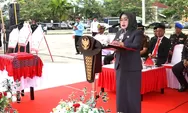 Iriane Iliyas Pimpin Upacara Tabur Bunga Hari Pahlawan di Morowali